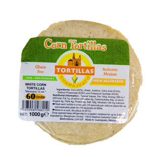 Tortillas Taqueras 12cm-Komali-1000g (Tortillas pour Tacos 12cm)