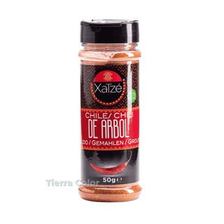 Chile de Árbol en Polvo-Xatze-50g (Poudre de Piment d'Arbol)