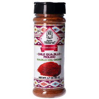 Chile Guajillo en Polvo-Sazon Natural-50g (Poudre de Piment Guajillo)