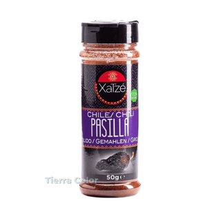 Chile Pasilla en Polvo-Xatze-50g (Poudre de Piment Pasilla)