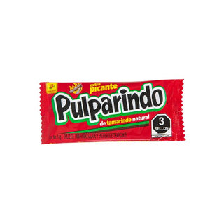 Pulparindo Extra Picante - de la rosa  - 14g (Pulparindo Extra Piquant)